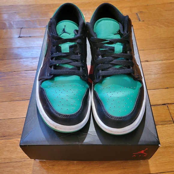 air jordan 1 low lucky green